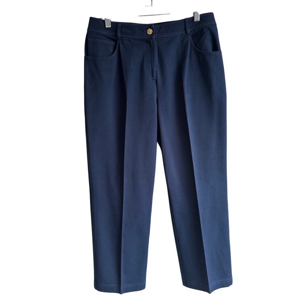St. John Marie Pant Navy Blue 8